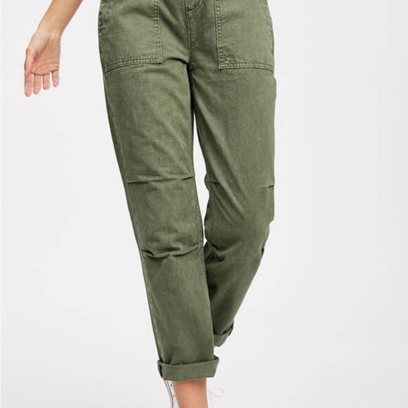 *NWT* Socialite Armi Green Utility Pants - Picture 4 of 9